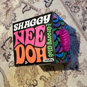 Shaggy Nee Doh The Groovy Glob Kids Toy - Pink & Orange